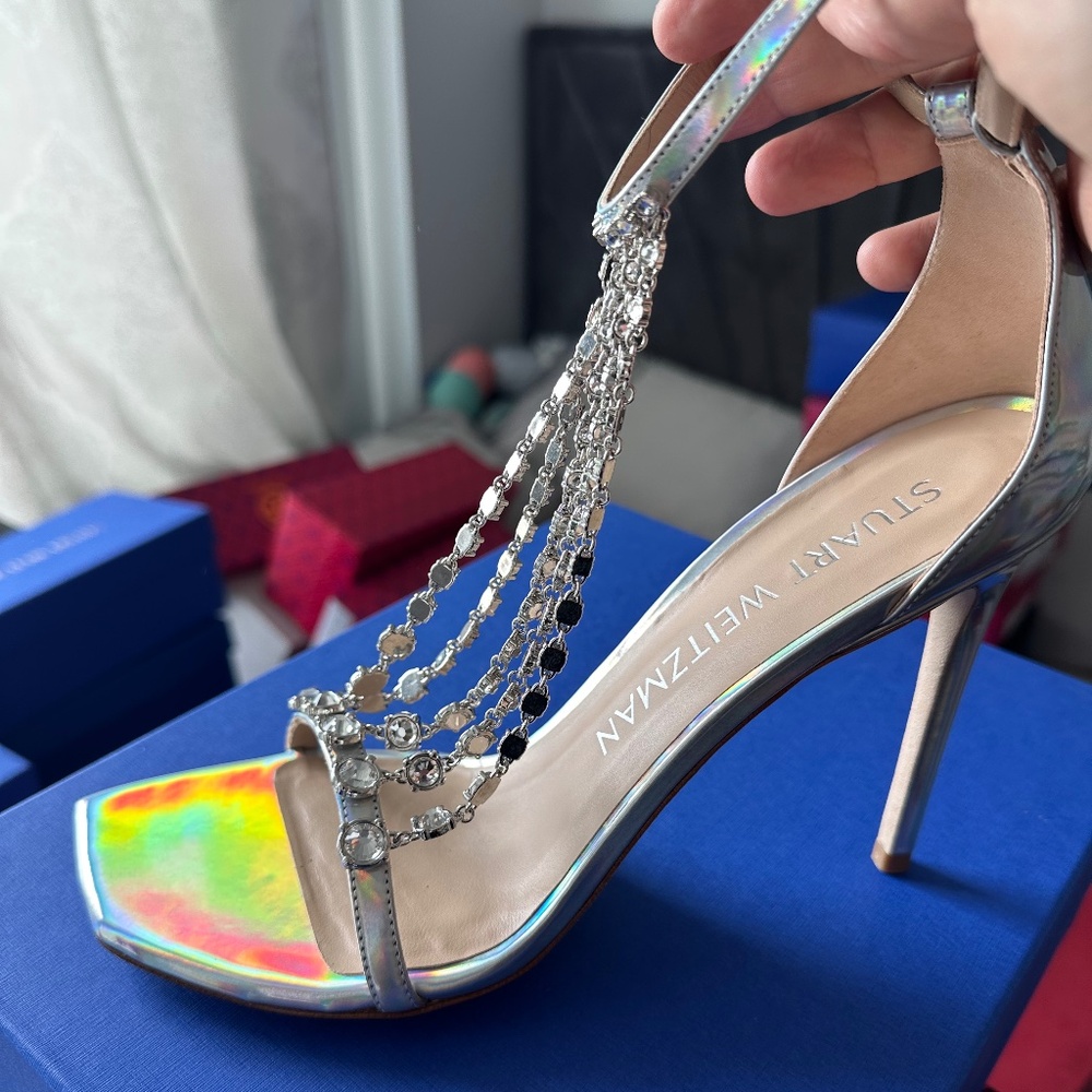 Stuart weitzman heel sandals